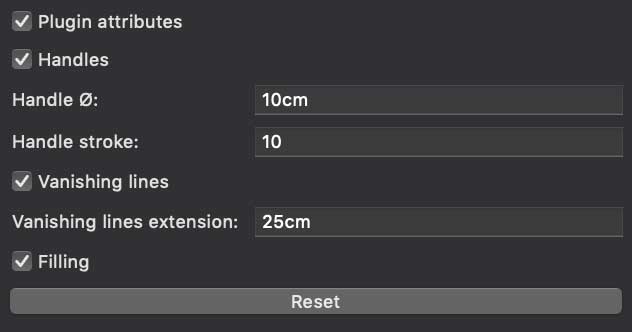 Distortion 3D settings panel